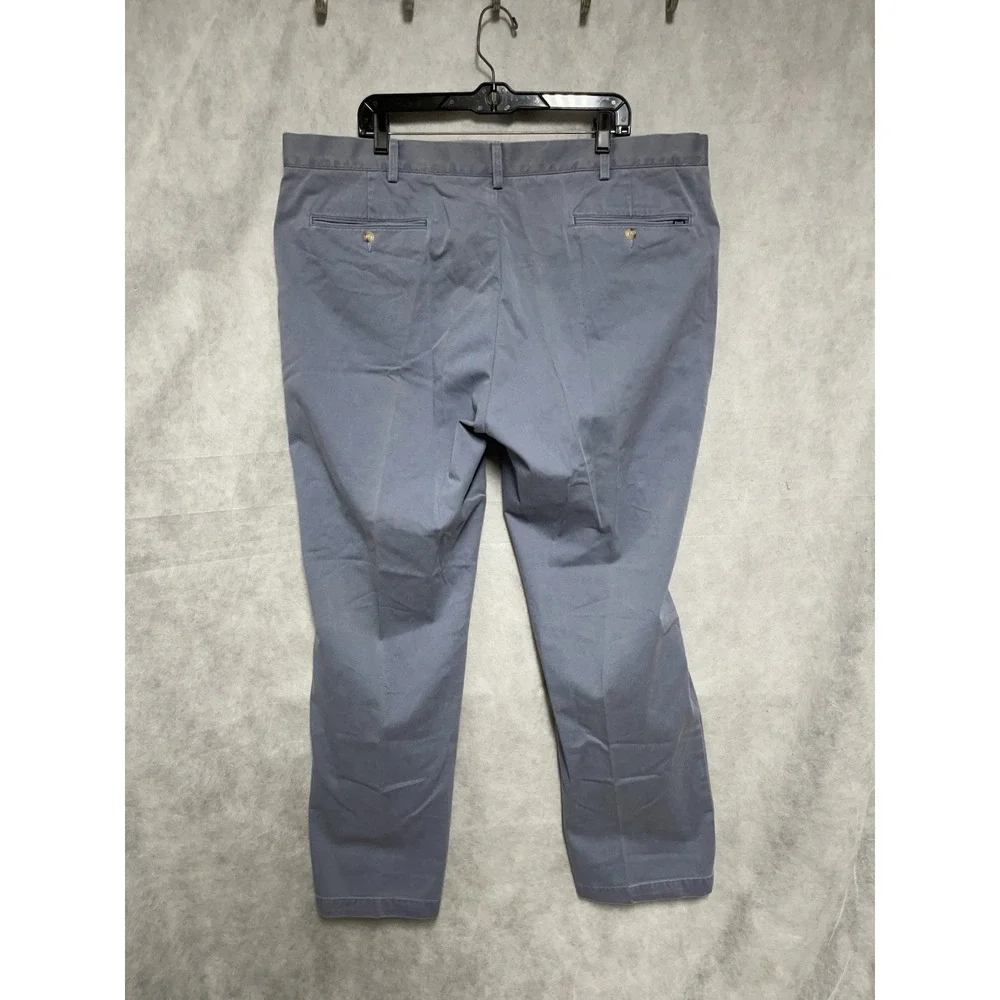 VTG Polo Ralph Lauren Pants Men's 44B X 32 Blue Classic Chino Trousers Academia